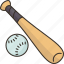 baseball, bat, sport, activity, game 