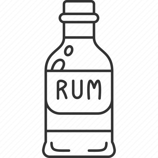 Rum, havana, liquor, alcohol, bottle icon - Download on Iconfinder