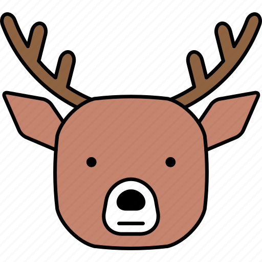 Animals, characters, color, cute, deer, forest, pets icon - Download on Iconfinder