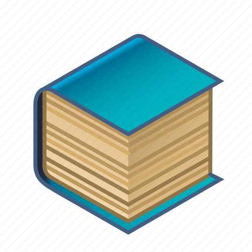 Blue, book, cover, in, the, tome, volume icon - Download on Iconfinder
