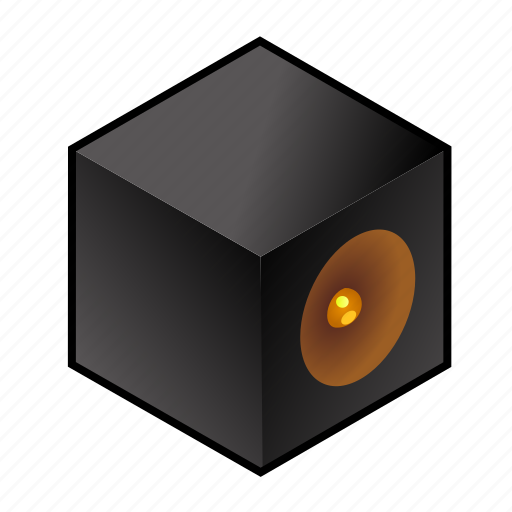 Box, cube, sound, speaker, speakers icon - Download on Iconfinder