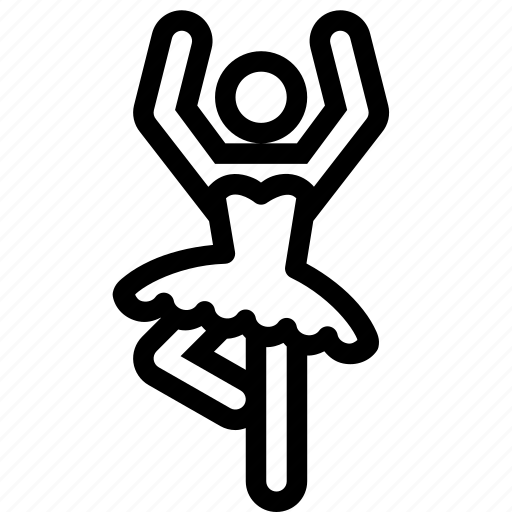 Ballerina, full, body icon - Download on Iconfinder