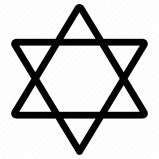 Culture, david, hexagram, jew, jewish, judaism, religion icon - Download on Iconfinder