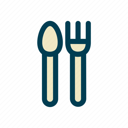 Spoon, fork, cutlery, restaurant icon - Download on Iconfinder