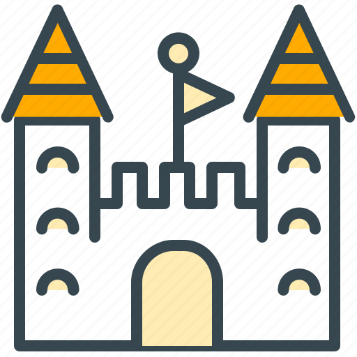 Building, castle, culture, flag, game, historial icon - Download on Iconfinder