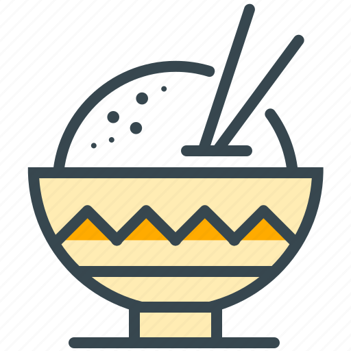 Asian, bowl, chinese, culture, japanese, rice icon - Download on Iconfinder