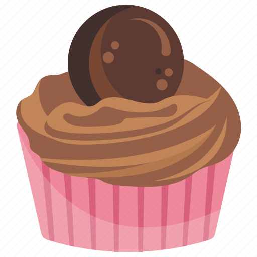 Chocolate, cookie cupcake, cookie muffin, cupcake, small cake, sweet cake icon - Download on Iconfinder
