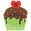anniversary cake, romantic cupcake, small cake, valentine cupcake, valentine muffin 