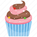 cupcake, dessert, muffin, small cake, sweet cake 