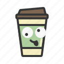 coffee, cup, emoji, emoticon, emotion, expression