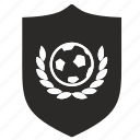 club, football, shield, sport