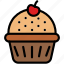 cake, muffin, sweet, dessert, cupcake 