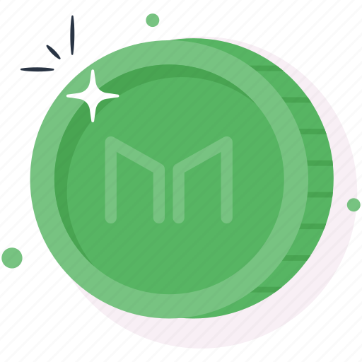 Maker, coin, crypto, digital, currency, cryptocurrency, money icon - Download on Iconfinder