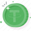 tether, coin, crypto, digital, currency, cryptocurrency, money