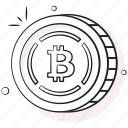 bitcoin, coin, crypto, digital, currency, cryptocurrency, money