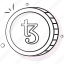 tezos, coin, crypto, digital, currency, cryptocurrency, money 