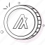 algorand, coin, crypto, digital, currency, cryptocurrency, money 