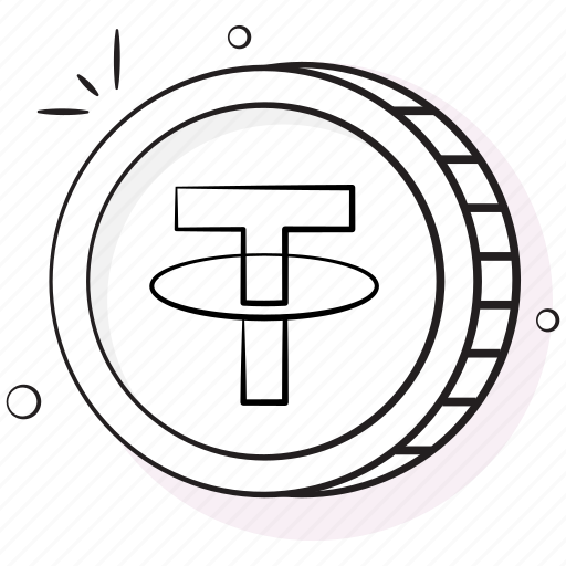 Tether, coin, crypto, digital, currency, cryptocurrency, money icon - Download on Iconfinder