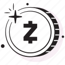 zcash, coin, crypto, digital, currency, cryptocurrency, money