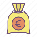 euro, bag