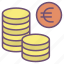 euro, coins 