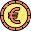 currency, money, finance, coin, bank, euro 