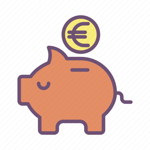 Piggy, bank, euro icon - Download on Iconfinder