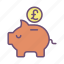 piggy, bank, pound 
