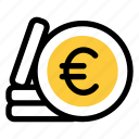 euro, coin, euro coin, money, currency