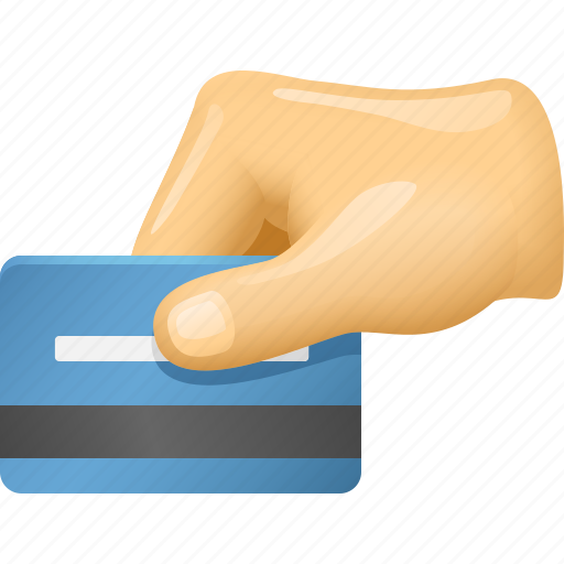 Buying, credit card, debit card, hand, paying icon - Download on Iconfinder