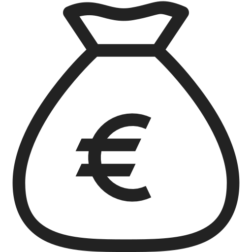 Bag, euro, money, currency, finance, payment icon - Free download