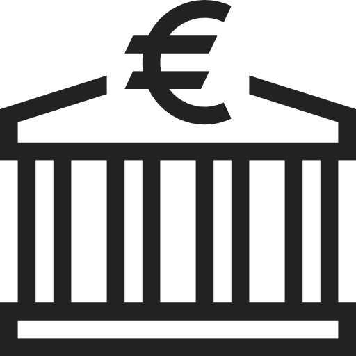 Bank, euro, money, currency, finance, payment icon - Free download