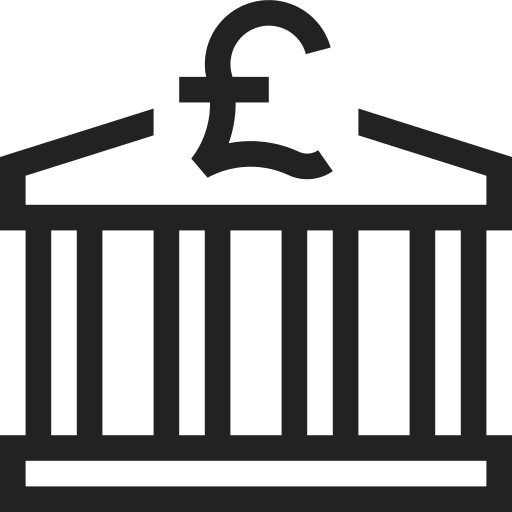 Bank, gbp, money, currency, finance, payment icon - Free download