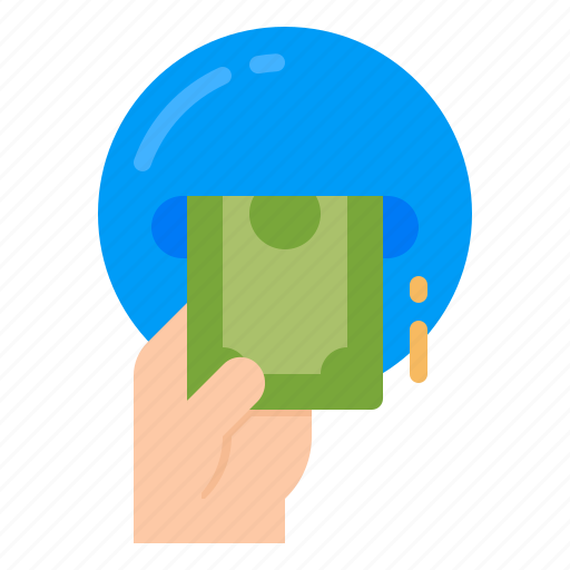 Atm, banknotes, cash, machine, money icon - Download on Iconfinder