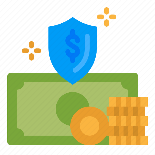 Bag, insurance, money, protection, shield icon - Download on Iconfinder