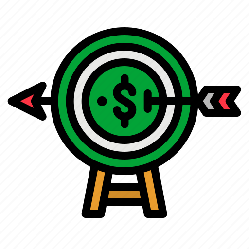 Aim, goal, investment, objective, target icon - Download on Iconfinder