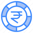 indian, rupee, coin, currency, money, cash