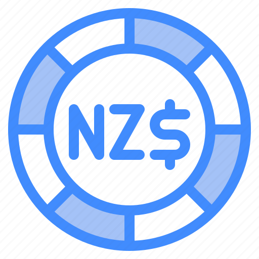 New, zealand, dollar, coin, currency, money, cash icon - Download on Iconfinder
