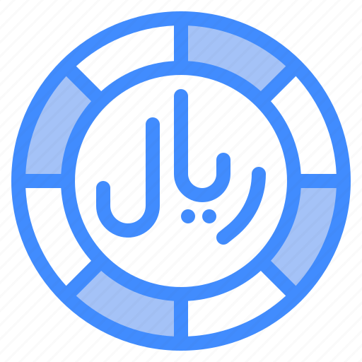 Saudi, riyal, coin, currency, money, cash icon - Download on Iconfinder
