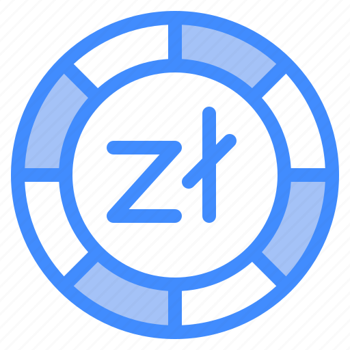 Zloty, coin, currency, money, cash icon - Download on Iconfinder