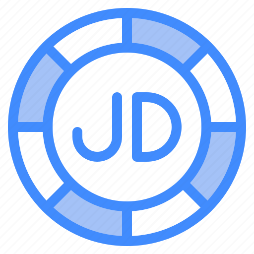 Jordanian, dinar, coin, currency, money, cash icon - Download on Iconfinder