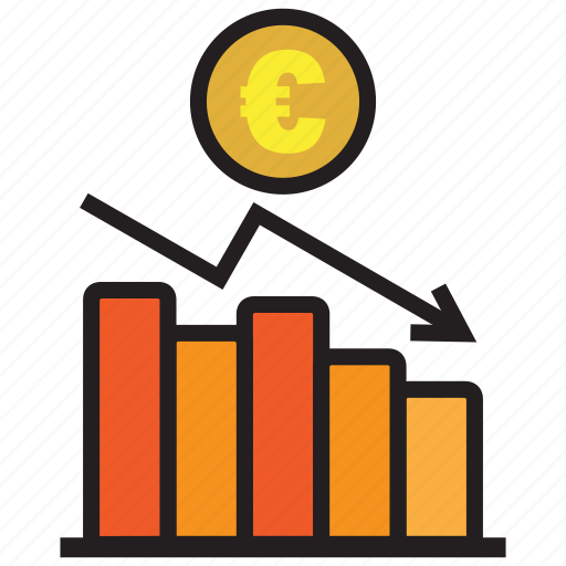 Chart, euro, analytics, business, debt, graph, report icon - Download on Iconfinder