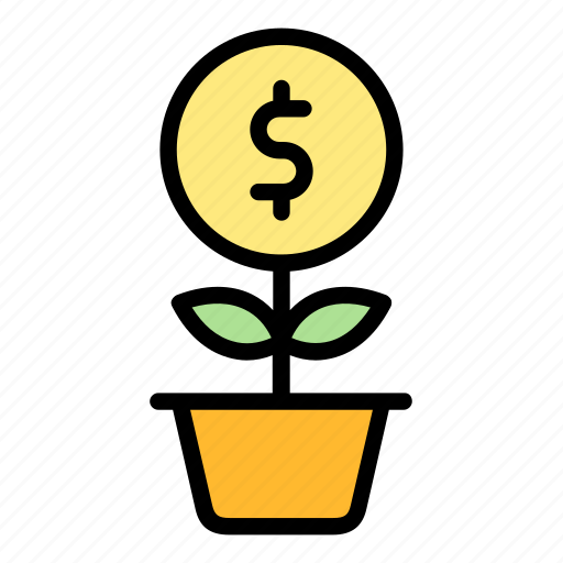 Currency, invest, plant, money icon - Download on Iconfinder