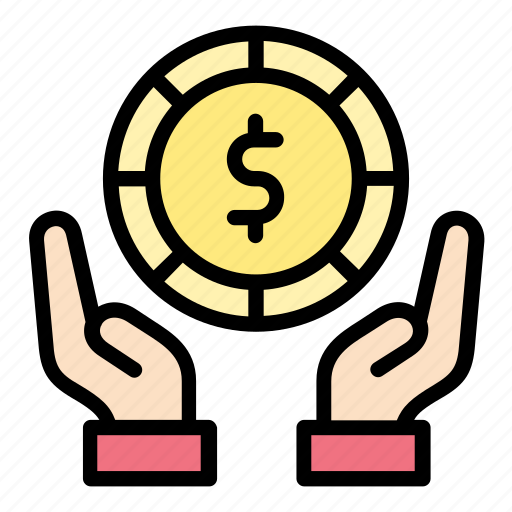 Currency, money, saving, hand, dollar icon - Download on Iconfinder