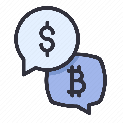 Currency, chat, communication, dollar, bitcoin, message icon - Download on Iconfinder