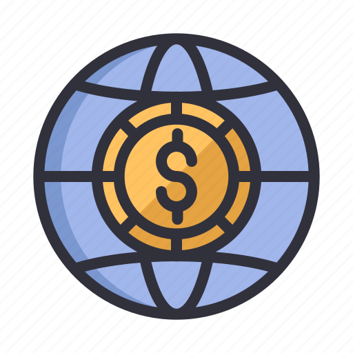 Currency, world, globe, money, dollar, finance, economy icon - Download on Iconfinder