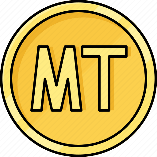 Coin, currency, metical, money, mozambique metical icon - Download on Iconfinder
