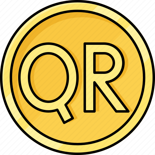 Coin, currency, money, qatari riyal, riyal icon - Download on Iconfinder