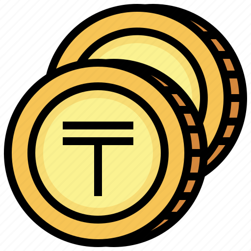 Tenge, currency, money, economy, exchange icon - Download on Iconfinder