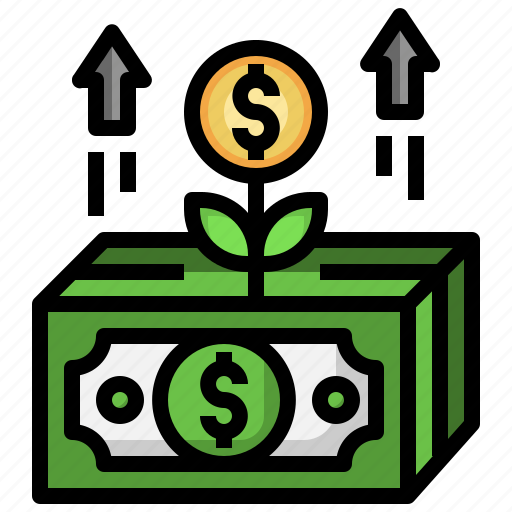 Growth, money, investment, plant, cash icon - Download on Iconfinder